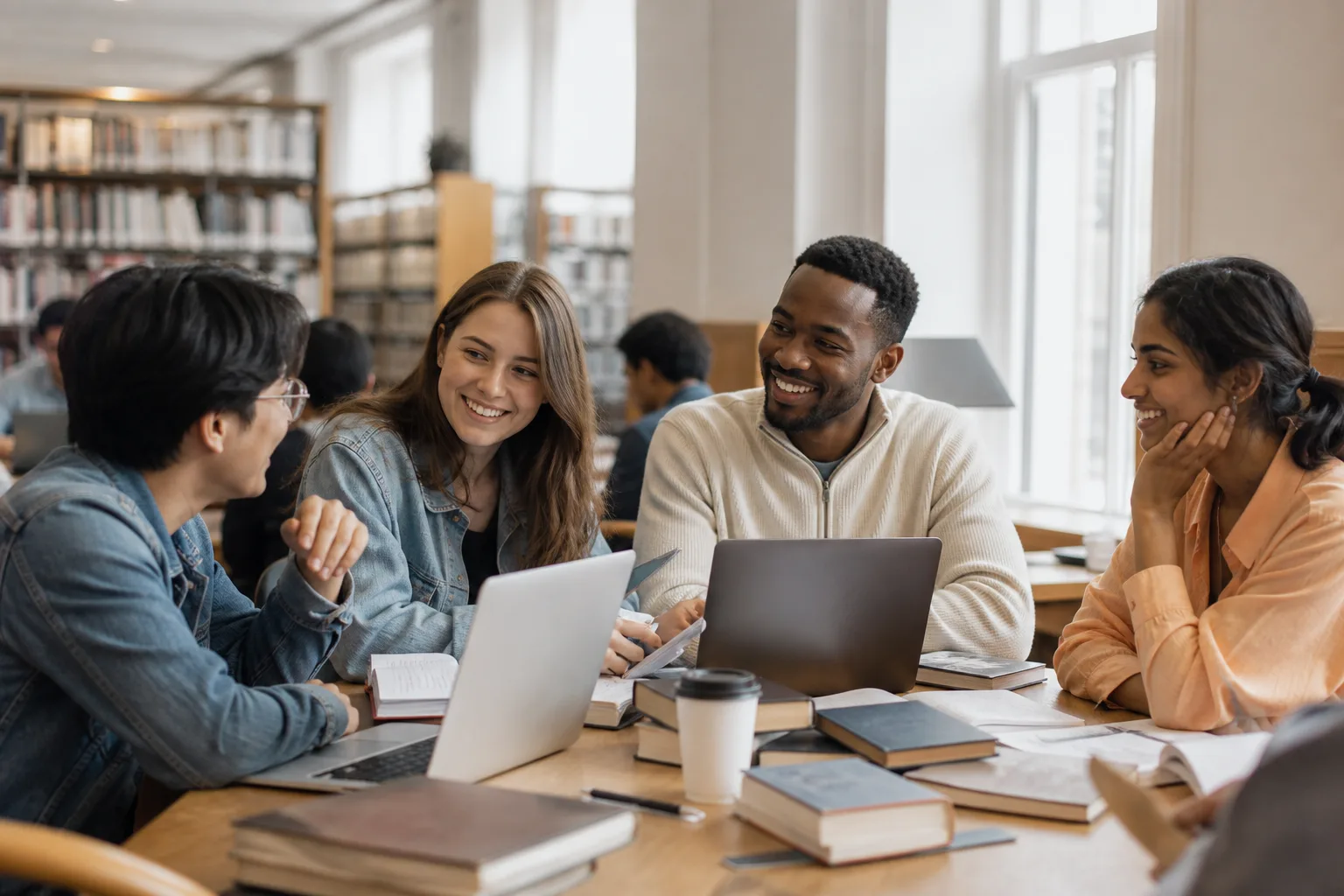 International students at a UK university